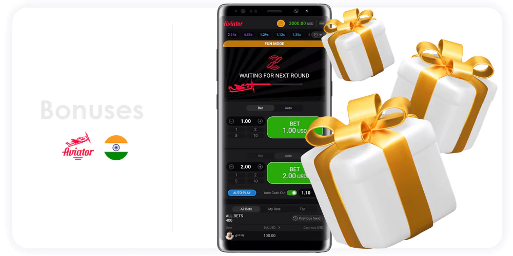 List with Exclusive Aviator Bonuses in Online Casinos